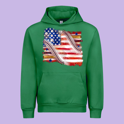 Urban Hoodie baseball american flag