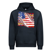 Navy baseball american flag Urban Hoodie - texasbilliewilder