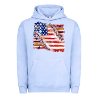 Pigment Grape Ice baseball american flag Urban Hoodie - texasbilliewilder