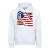 White baseball american flag Urban Hoodie - texasbilliewilder