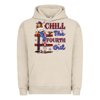 Pigment French Oak chill the fourth out 4th july Urban Hoodie - texasbilliewilder