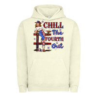 Pigment Pistachio chill the fourth out 4th july Urban Hoodie - texasbilliewilder