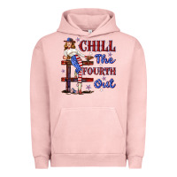Pigment Salmon chill the fourth out 4th july Urban Hoodie - texasbilliewilder