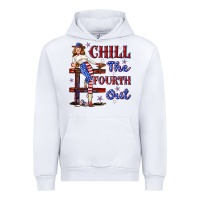 White chill the fourth out 4th july Urban Hoodie - texasbilliewilder