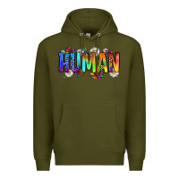 Army Green human Premium Hoodie - Zillion Design Studio