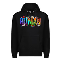 Black human Premium Hoodie - Zillion Design Studio