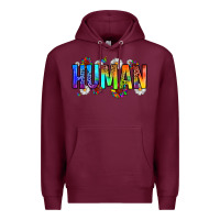 Burgundy human Premium Hoodie - Zillion Design Studio