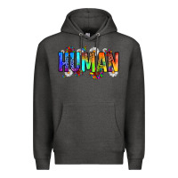 Charcoal Heather human Premium Hoodie - Zillion Design Studio