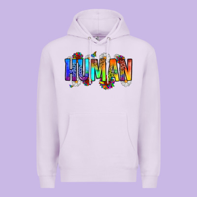 Human Premium Hoodie Designed By Zillion Design Studio