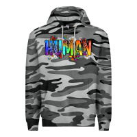 Slate Camo human Premium Hoodie - Zillion Design Studio