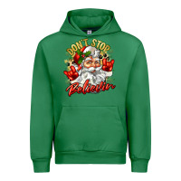 Emerald dont stop believin Urban Hoodie - Zillion Design Studio