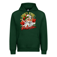 Forest Green dont stop believin Urban Hoodie - Zillion Design Studio