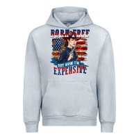 Heather Grey born free but now im expensive Urban Hoodie - texasbilliewilder