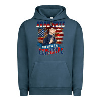 Pigment Midnight Navy born free but now im expensive Urban Hoodie - texasbilliewilder