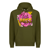 Army Green little miss pre k Premium Hoodie - texasbilliewilder