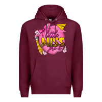 Burgundy little miss pre k Premium Hoodie - texasbilliewilder