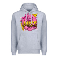 Heather Grey little miss pre k Premium Hoodie - texasbilliewilder