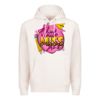 Pale Pink little miss pre k Premium Hoodie - texasbilliewilder