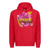 Red little miss pre k Premium Hoodie - texasbilliewilder