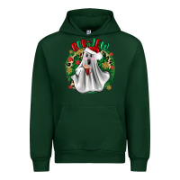 Forest Green ghost dead inside but it’s christmas boojee Urban Hoodie - Zillion Design Studio