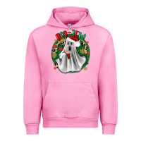 Fuchsia Pink ghost dead inside but it’s christmas boojee Urban Hoodie - Zillion Design Studio
