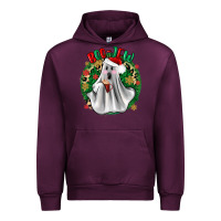 Mauve Wine ghost dead inside but it’s christmas boojee Urban Hoodie - Zillion Design Studio