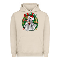 Pigment French Oak ghost dead inside but it’s christmas boojee Urban Hoodie - Zillion Design Studio