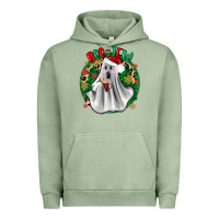 Pigment Oil Green ghost dead inside but it’s christmas boojee Urban Hoodie - Zillion Design Studio