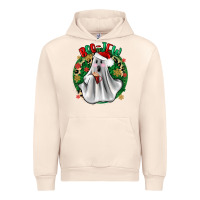 Sandshell ghost dead inside but it’s christmas boojee Urban Hoodie - Zillion Design Studio