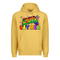 Antique Gold Gaymer Premium Hoodie - Zillion Design Studio