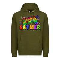 Army Green Gaymer Premium Hoodie - Zillion Design Studio
