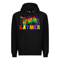 Black Gaymer Premium Hoodie - Zillion Design Studio