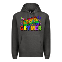 Charcoal Heather Gaymer Premium Hoodie - Zillion Design Studio