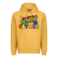 Mustard Gaymer Premium Hoodie - Zillion Design Studio