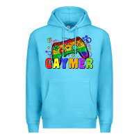 Ocean Blue Gaymer Premium Hoodie - Zillion Design Studio