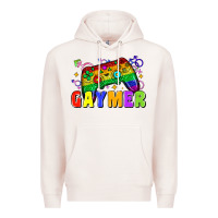 Pale Pink Gaymer Premium Hoodie - Zillion Design Studio