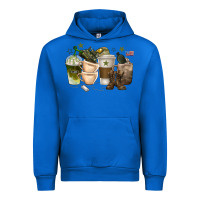 Cobalt coffee cups army Urban Hoodie - texasbilliewilder