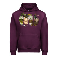 Mauve Wine coffee cups army Urban Hoodie - texasbilliewilder