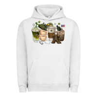 Pigment Lunar Rock coffee cups army Urban Hoodie - texasbilliewilder