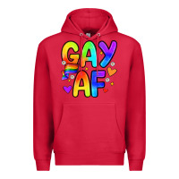 Cardinal gay af Premium Hoodie - Zillion Design Studio