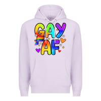 Lilac gay af Premium Hoodie - Zillion Design Studio