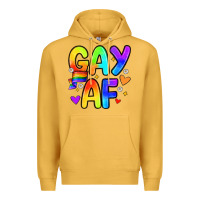 Mustard gay af Premium Hoodie - Zillion Design Studio