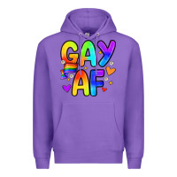 Purple gay af Premium Hoodie - Zillion Design Studio