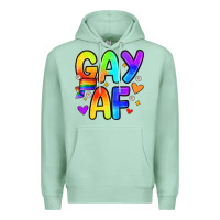 Seafoam gay af Premium Hoodie - Zillion Design Studio