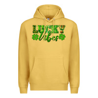 Antique Gold lucky vibes Premium Hoodie - RanaPortraitStore