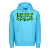 Ocean Blue lucky vibes Premium Hoodie - RanaPortraitStore