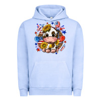 Pigment Grape Ice cute cow fourth of july Urban Hoodie - texasbilliewilder