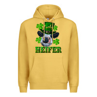 Antique Gold lucky heifer Premium Hoodie - RanaPortraitStore