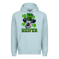 Blue Mist lucky heifer Premium Hoodie - RanaPortraitStore