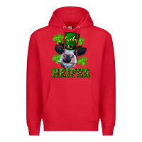 Red lucky heifer Premium Hoodie - RanaPortraitStore